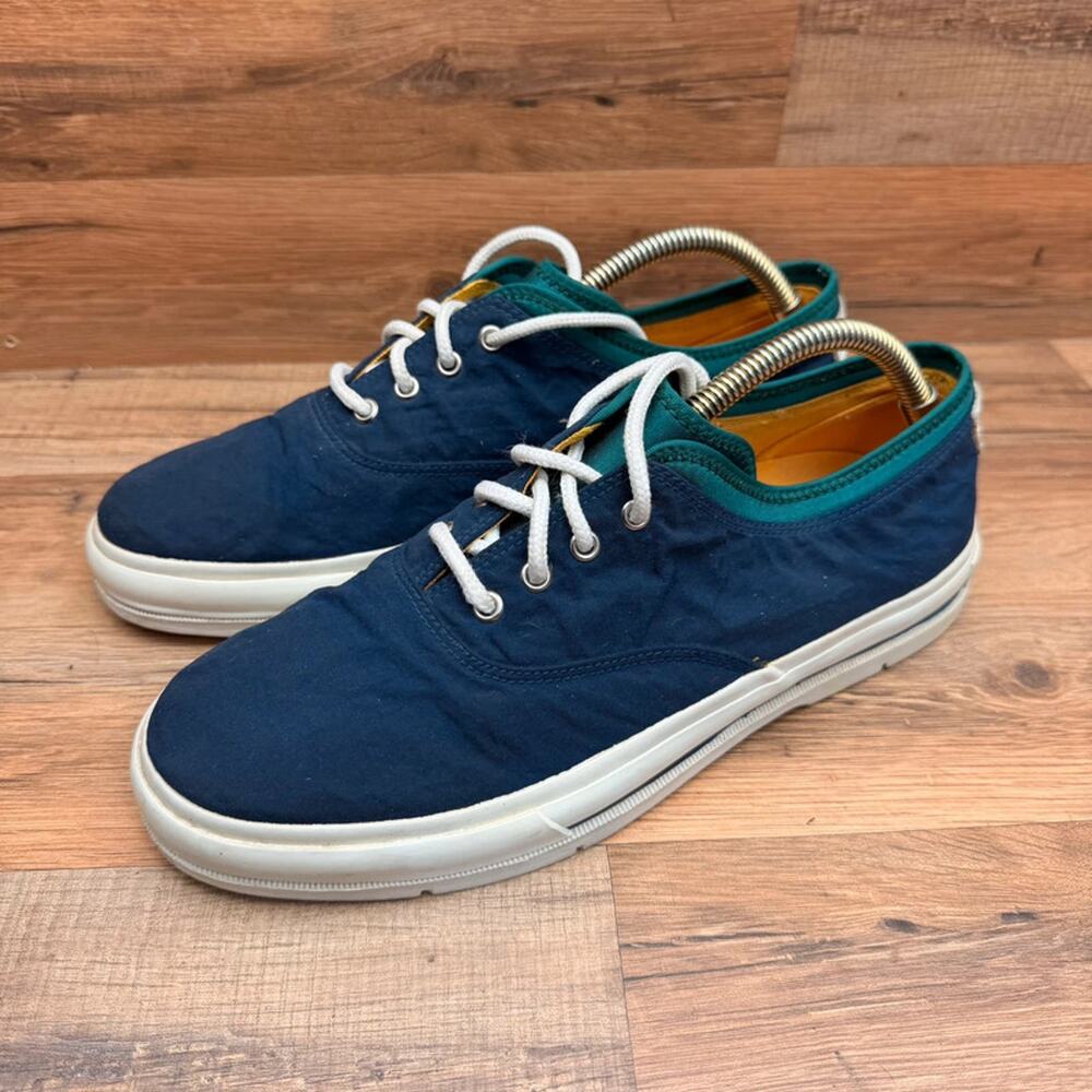 Vintage G.H. Bass men size 9.5 Navigate sneakers canvas blue